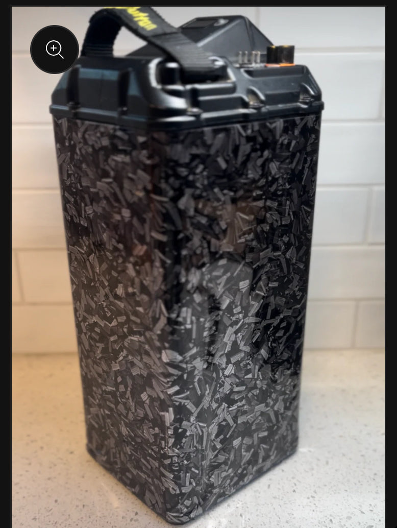 Forged Carbon FIber Surron Battery Wrap