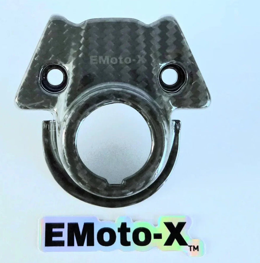 Carbon Fiber (Real) Ignition Switch Cover Plate for Talaria Sting MX5/ MX4/ MX3