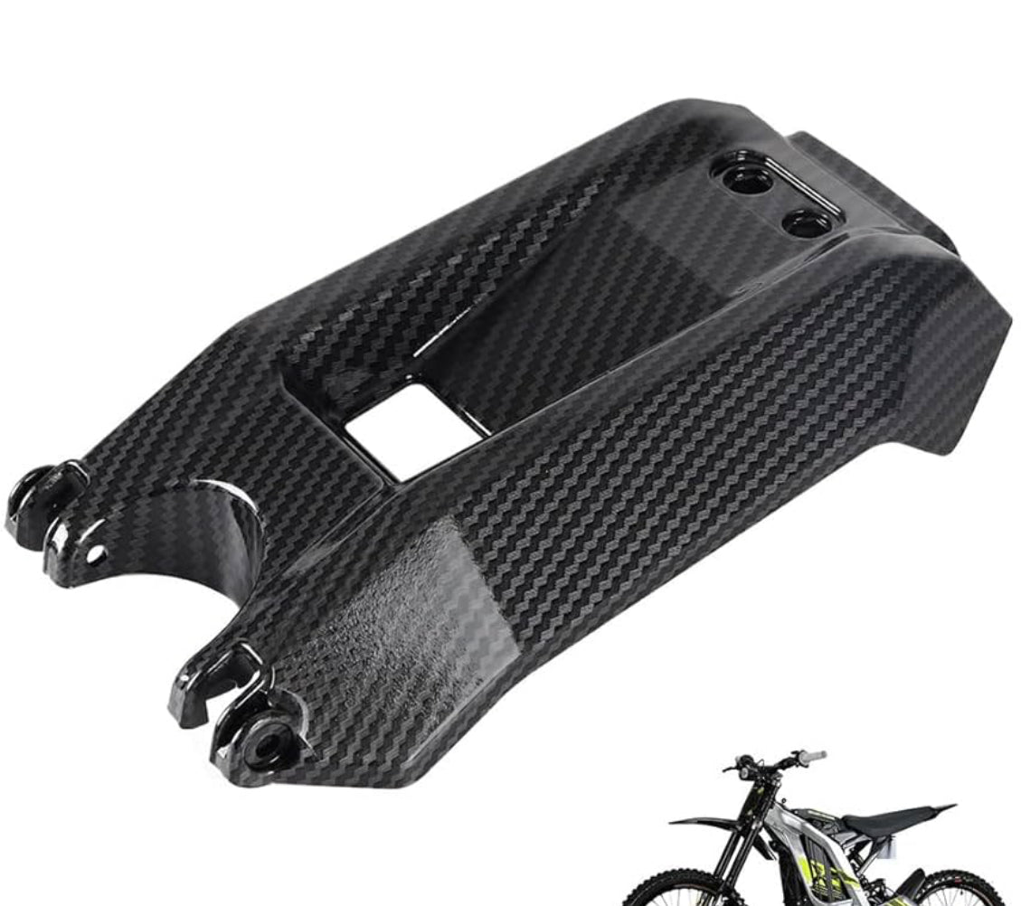 Fake carbon fiber surron battery lid