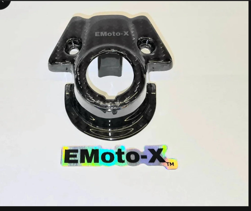 Carbon Fiber (Real) Ignition Switch Cover Plate for Talaria Sting MX5/ MX4/ MX3
