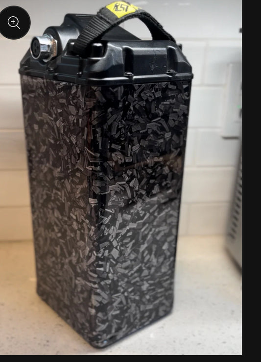 Forged Carbon FIber Surron Battery Wrap