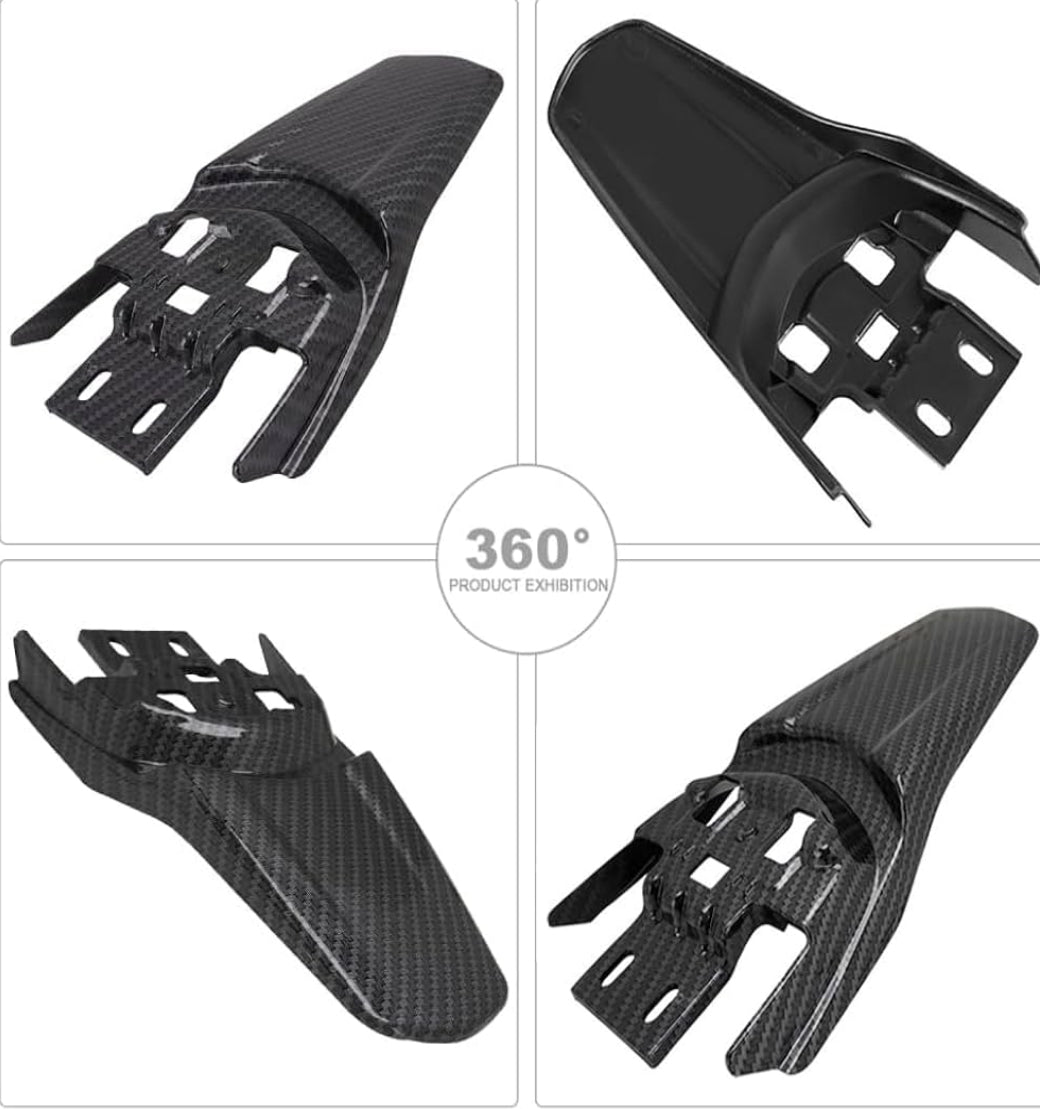 Fake carbon fiber rear fender