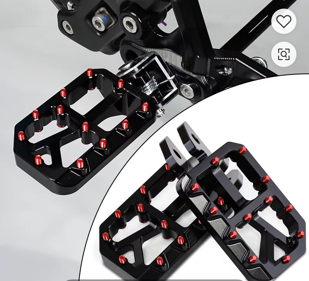 For light bee x upgrade parts foot pegs and fit a E-bike pro