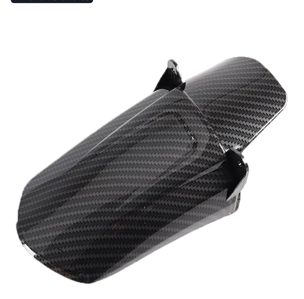 Fake carbon fiber rear shock fender
