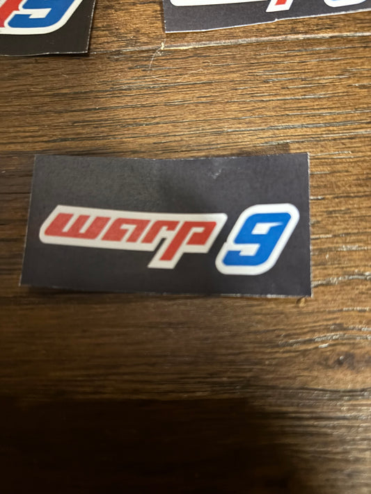 Warp 9 stickers