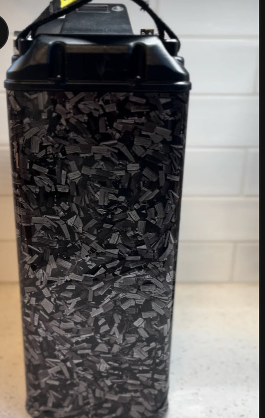 Forged Carbon FIber Surron Battery Wrap
