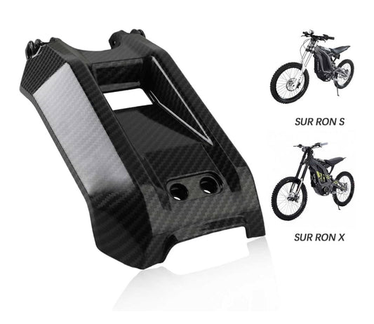Fake carbon fiber surron battery lid