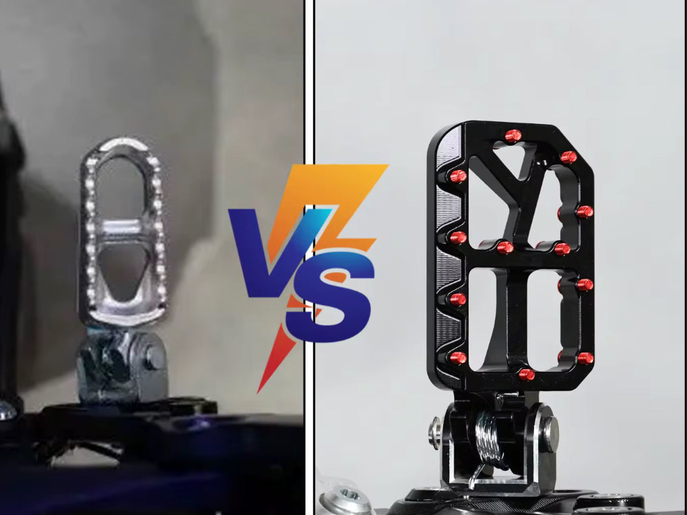 For light bee x upgrade parts foot pegs and fit a E-bike pro